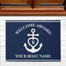 Bienvenida a bordo Ancla Cardíaca Nombre de barco 