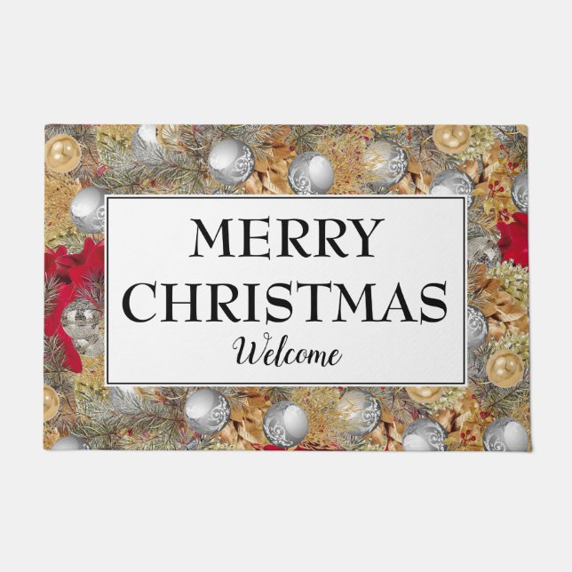 Felpudo Bienvenida a Festimes MERRY NAVIDAD (Anverso)