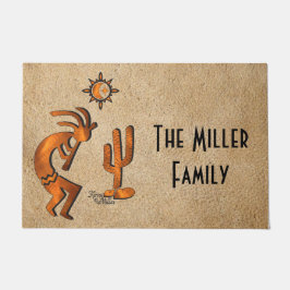 Felpudo Bienvenida A Kokopelli Y Cactus