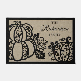 Felpudo Bienvenida a la Calabaza de Desplazamiento de Cose