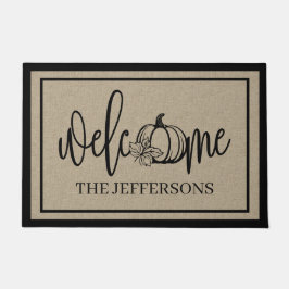 Felpudo Bienvenida a la Calabaza Rusa