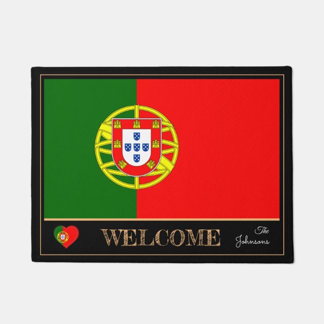 Felpudo Bienvenida a la Casa/Deporte de Portugal y Portuga (Anverso)