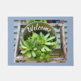 Felpudo Bienvenida A La Pintura De Aceite De Hens Y Chicks