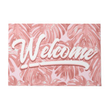 Bienvenida a las hojas de palmera rosadas de Girly