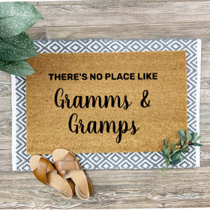 Felpudo Bienvenida a los Abuelos de Grammes y Gramps Perso