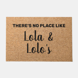 Felpudo Bienvenida a los abuelos de Lola y Lolo