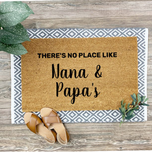 Felpudo Bienvenida a los abuelos de Nana Papa personalizad