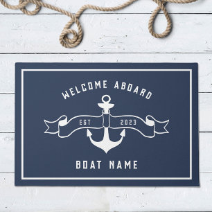 Felpudo Bienvenida a los ancestros náuticos a bordo de la 