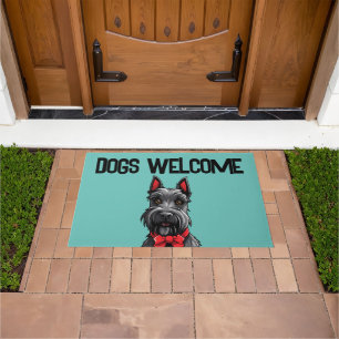 Felpudo Bienvenida a los perros