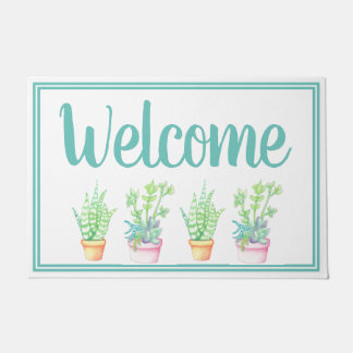 Felpudo Bienvenida a los Suculentos Modernos