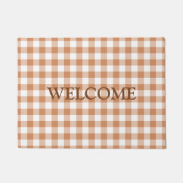 Felpudo Bienvenida a Pláigos de Lumberjack Búfalo Blanco M