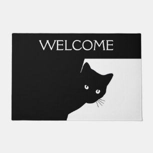 Felpudo Bienvenida a Sly Black Cat