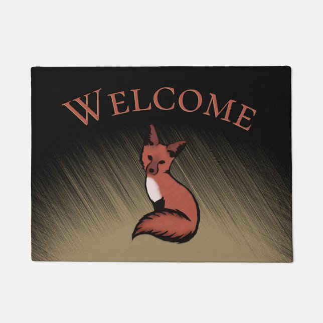 Felpudo Bienvenida a Sly Foxy Fox (Anverso)
