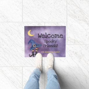 Felpudo Bienvenida a Spooky Friends Halloween