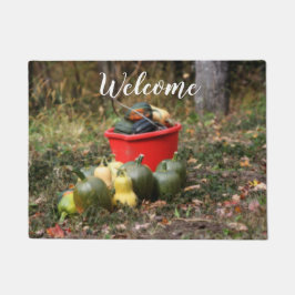 Felpudo Bienvenida a Squash Country Garden Harvest