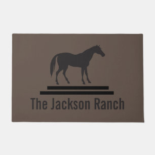 Felpudo Bienvenida al Rancho de Caballo