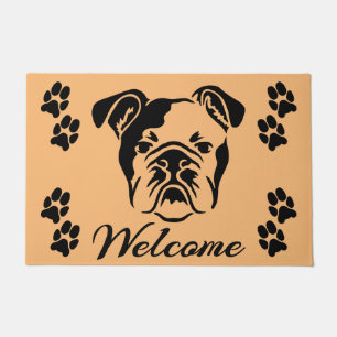 Felpudo Bienvenida Bulldog