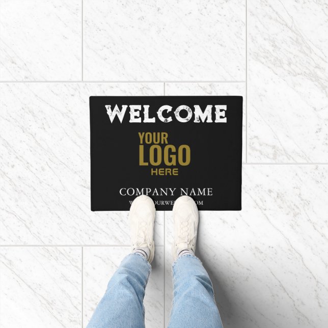 Felpudo Bienvenida | Caligrafía moderna personalizada (Interior)
