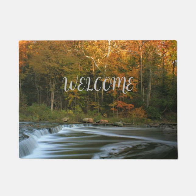 Felpudo Bienvenida Cascada Mat w Fall (Anverso)