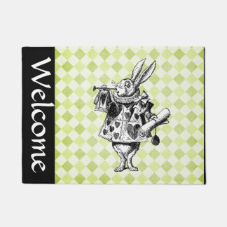 Felpudo Bienvenida de Conejo Blanco