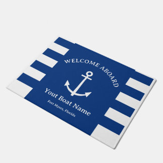 Felpudo Bienvenida de la Armada Náutica a bordo de la deco