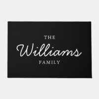 Bienvenida de nombre de familia personalizado