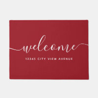 Bienvenida de propiedad de script de caligrafía de