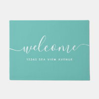 Bienvenida de propiedad de script de caligrafía de