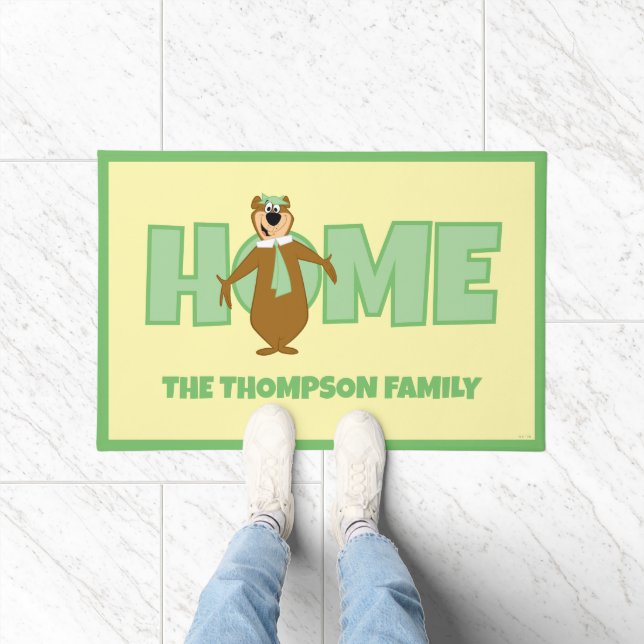 Felpudo Bienvenida del oso Yogi (Interior)