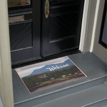 Bienvenida del paisaje de Alaska Floatplane