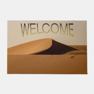 Felpudo Bienvenida del paisaje del desierto de Sand Dunes