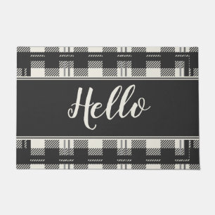 Felpudo Bienvenida Diseño de Doormat con relleno de búfalo