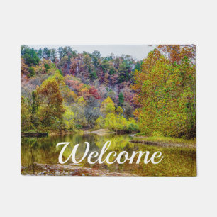 Felpudo Bienvenida Doormat a la tranquilidad de otoño