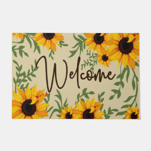 Felpudo Bienvenida Doormat de girasol, Gardener Lover Mat