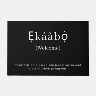 Felpudo Bienvenida | Ekaabo Yoruba Door Mat