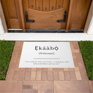 Felpudo Bienvenida | Ekaabo Yoruba Door Mat