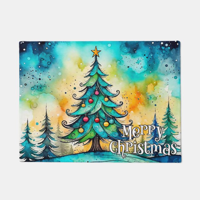 Felpudo Bienvenida | Felices Fiestas, Todos (Anverso)