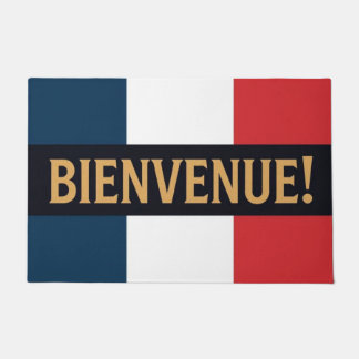 Felpudo Bienvenida francesa