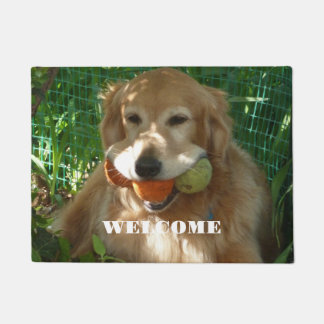 Felpudo Bienvenida Golden Retriever