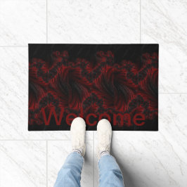 Felpudo Bienvenida Granate Premium