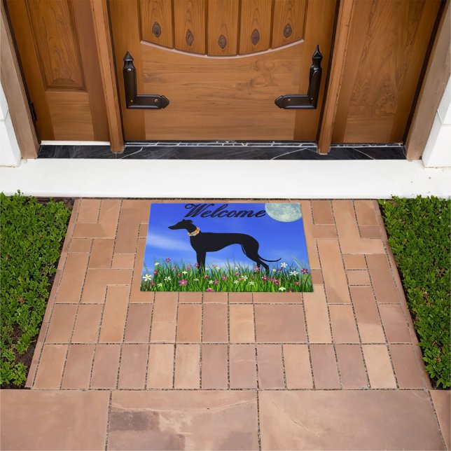 Felpudo Bienvenida Greyhound (Exterior)