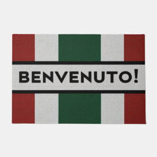 Felpudo Bienvenida italiana