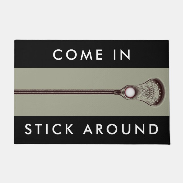 Felpudo Bienvenida Lacrosse (Anverso)