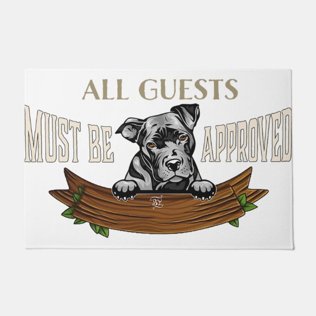 Felpudo Bienvenida Mascota Hogar Mat, regalo de mamá de pa (Anverso)