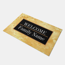 Bienvenida moderna elegante en mármol