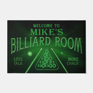 Felpudo Bienvenida Personalizada A Billiard Room Mat