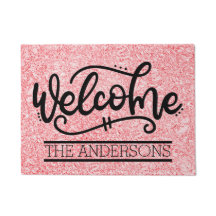 Bienvenida rosa Rosa personalizado