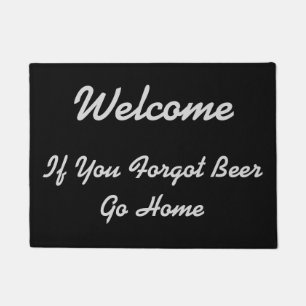 Felpudo Bienvenida - Si Olvidó La Cerveza -