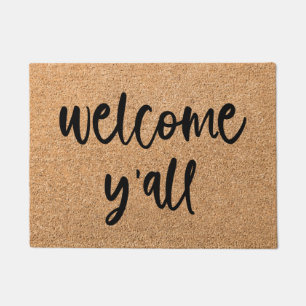 Felpudo Bienvenida Todos Bienvenida Mat Doormat
