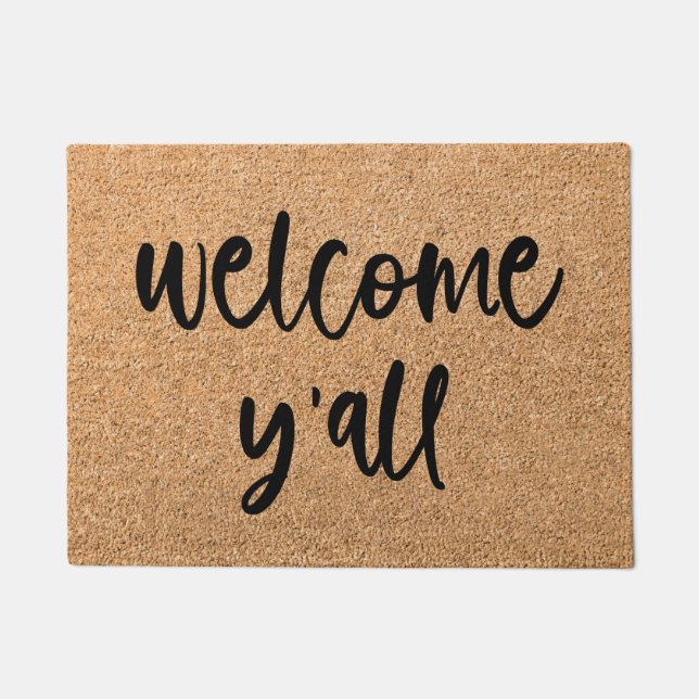 Felpudo Bienvenida Todos Bienvenida Mat Doormat (Anverso)